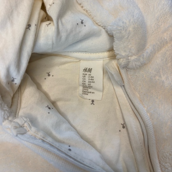 Cozy Cream H&M Baby One Piece - Picture 3 of 4